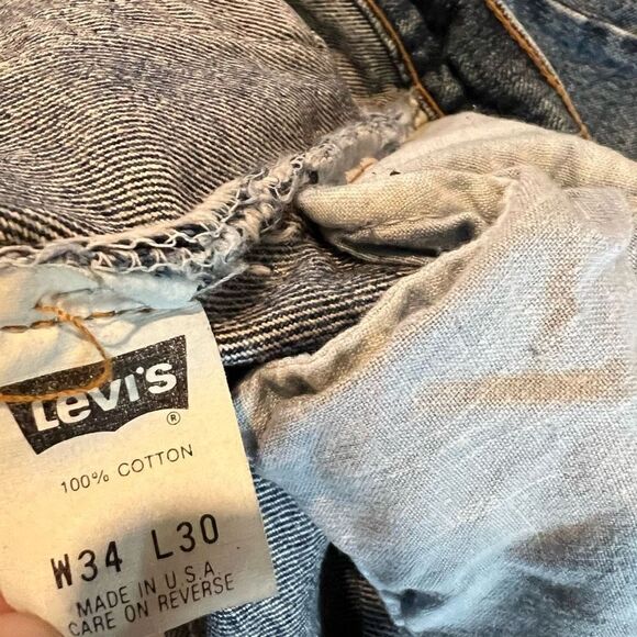 Vintage 1990s 550 Levis size 34 - Picture 5 of 6
